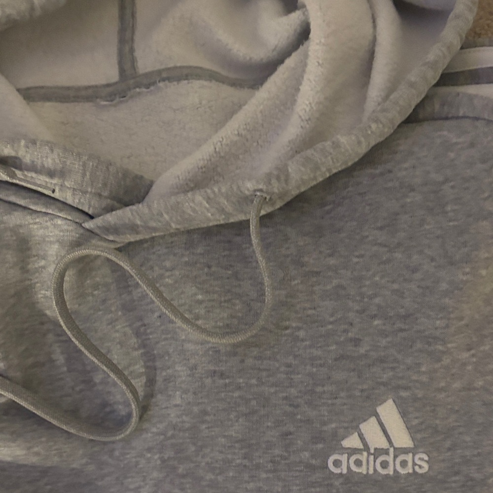 adidas Gray Hoodie and Shorts Set - Picture 5 of 7